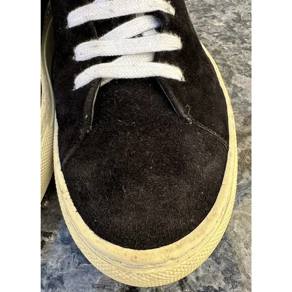 Tamara Mellon Suede Black Sneakers Women’s EU Size 38