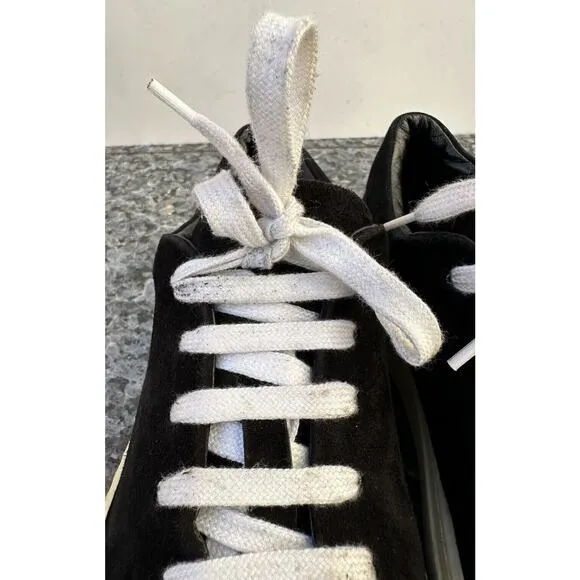 Tamara Mellon Suede Black Sneakers Women’s EU Size 38