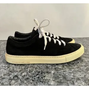 Tamara Mellon Suede Black Sneakers Women’s EU Size 38