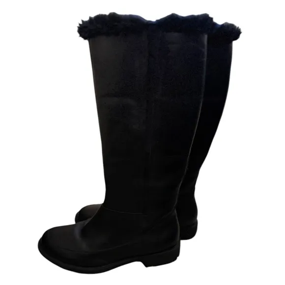 Taryn Rose Abbott Waterproof Leather Tall Boot Size 6M