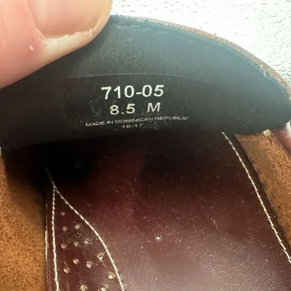 TB Phelps Bit Driver Briar Shoes Men US 8.5M Brown Leather The Prep Classic 2018