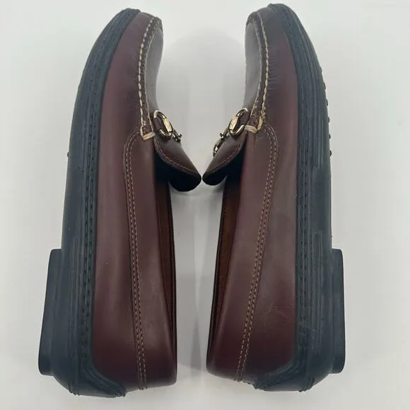 TB Phelps Bit Driver Briar Shoes Men US 8.5M Brown Leather The Prep Classic 2018