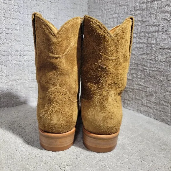 Tecovas The Dean Men’s Size 10.5 D US Granite Suede Side Zip Western Boots
