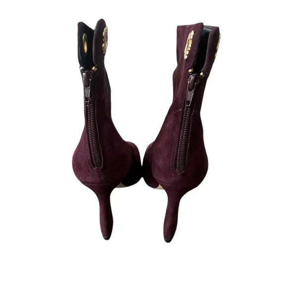 Ted Baker Deep Purple Haraya Soft Suede Leather Ankle Boots– EU 39/US 9