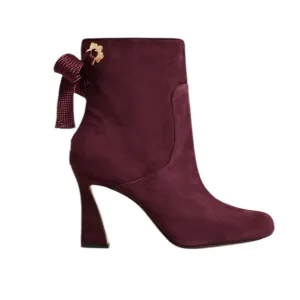 Ted Baker Deep Purple Haraya Soft Suede Leather Ankle Boots– EU 39/US 9