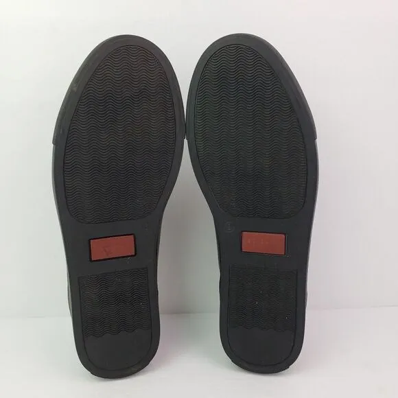Ted Baker London Prinnc Lthr AM Mens Size 9 Dark Blue Black Leather Casual Shoes