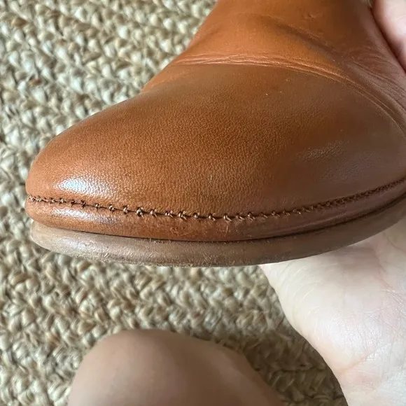 Ten Points leather Toulouse Chelsea boots — Cognac