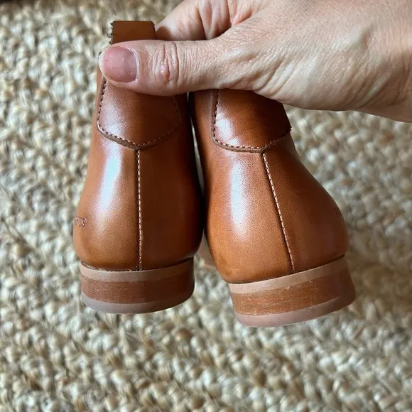 Ten Points leather Toulouse Chelsea boots — Cognac