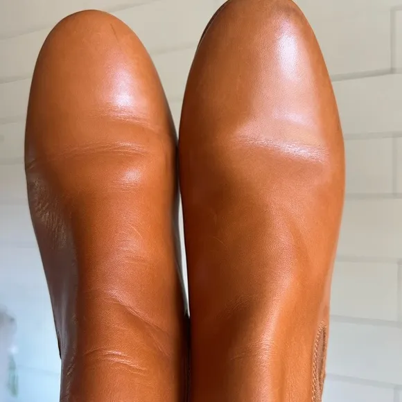 Ten Points leather Toulouse Chelsea boots — Cognac