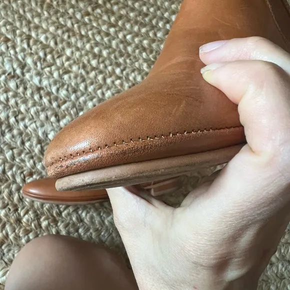 Ten Points leather Toulouse Chelsea boots — Cognac