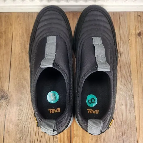 Teva ReEMBER Vistaverse 1129570 Mens Sz 8 Black Slip On Casual Sneaker Shoes NEW