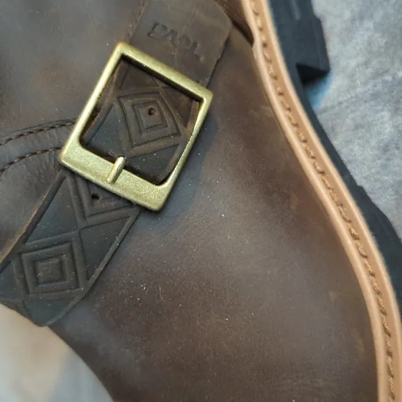 Teva Rowena Buckle Boots | Bison Brown | Size 7 | NWT