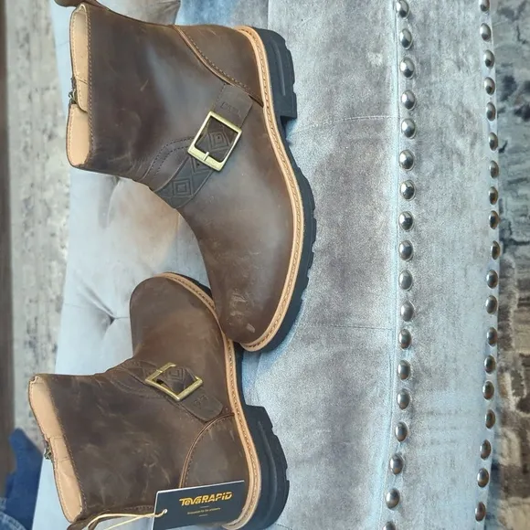 Teva Rowena Buckle Boots | Bison Brown | Size 7 | NWT