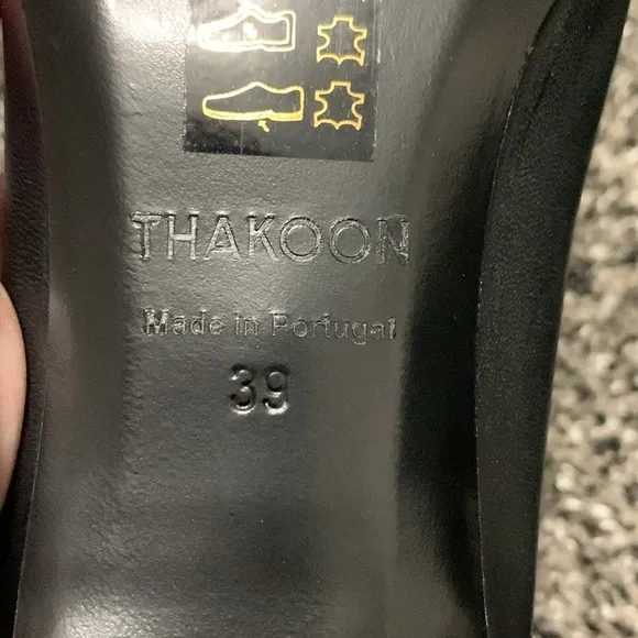 THAKOON Black Lesther Kitten Mule
