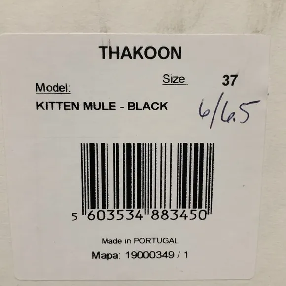 THAKOON Black Lesther Kitten Mule