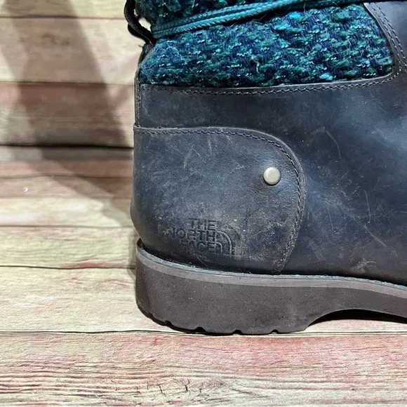 The North Face Brown Leather Ballard Lace Boots