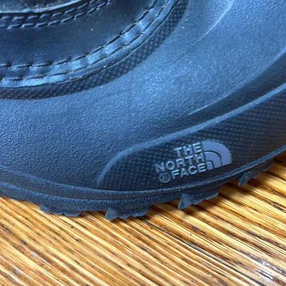 The North Face Thermoball Waterproof girls winter boots.  Black. Size 2.