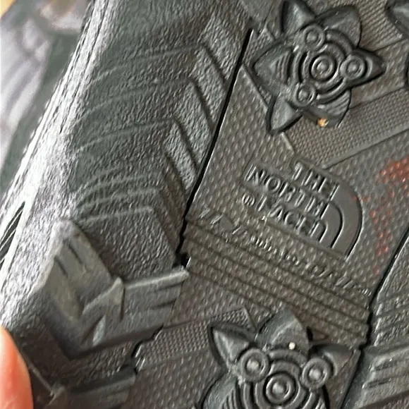 The North Face Thermoball Waterproof girls winter boots.  Black. Size 2.