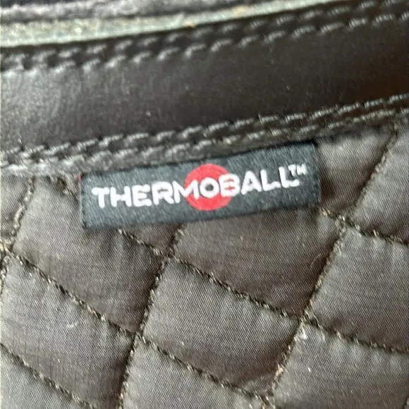 The North Face Thermoball Waterproof girls winter boots.  Black. Size 2.