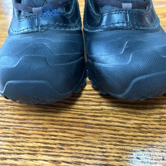 The North Face Thermoball Waterproof girls winter boots.  Black. Size 2.