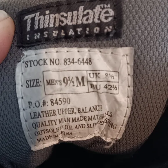 Thorogood 834-6448 8&quot; Waterproof Insulated Boots‎ Mens 9.5 V 300GS Tactical EMT