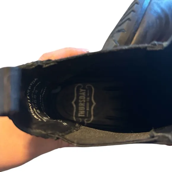 Thursday Boot Company Everyday Black Leather Legend Boots Size 10