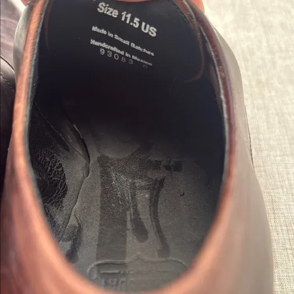 Thursday Boot Company Men’s 11.5 Brown Leather Handcrafted Casual Dress Shoes