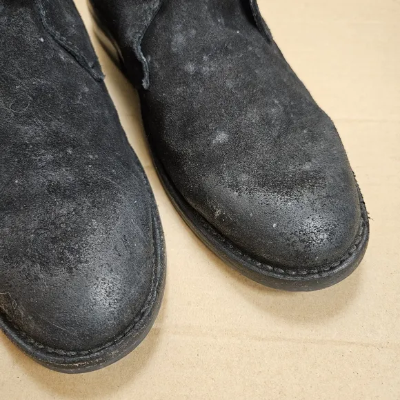 Thursday Boots Size 10 Matte Black Casual Chelsea Chukka Lace Up Shoes