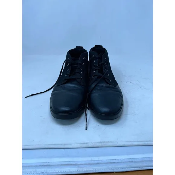Tiimberland Newport Bay Chukka Boots Black Leather/Canvas Men's 11.5