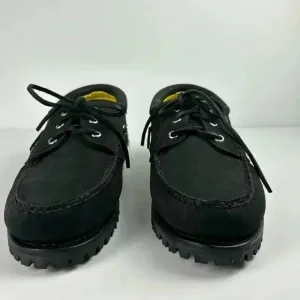 TIMBERLAKE BLACK SUEDE CHUNKY SOLE 3 EYELET TOP SIDER STYLE SZ 11 NWOT