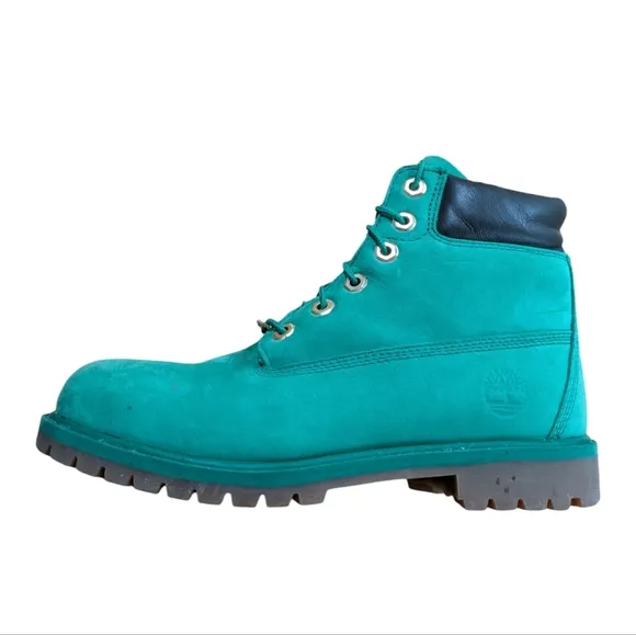 Timberland Boots Green 6&quot; Waterproof Boots Mens Size 6.5