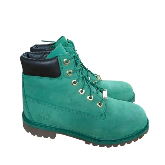Timberland Boots Green 6&quot; Waterproof Boots Mens Size 6.5
