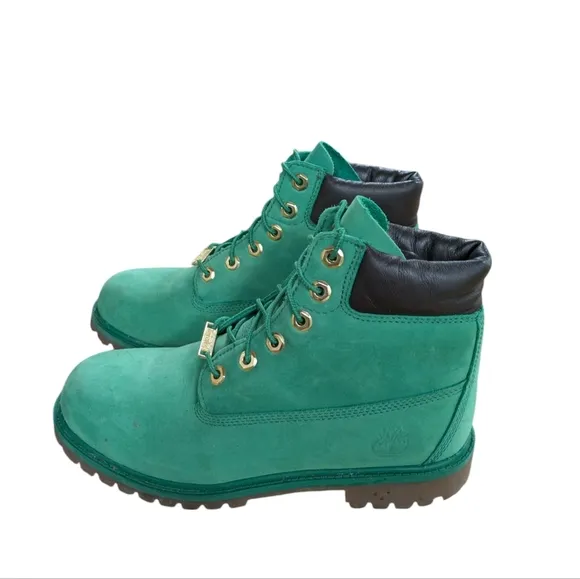 Timberland Boots Green 6&quot; Waterproof Boots Mens Size 6.5