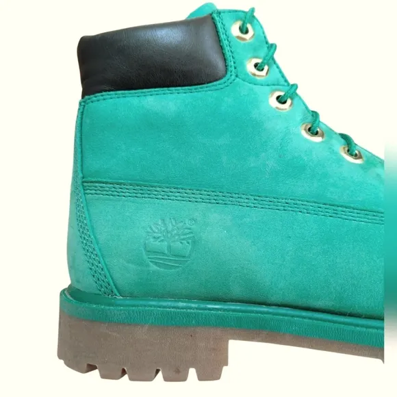 Timberland Boots Green 6&quot; Waterproof Boots Mens Size 6.5