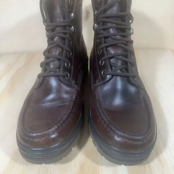 Timberland Brown Leather Boots Men’s Size 9.5