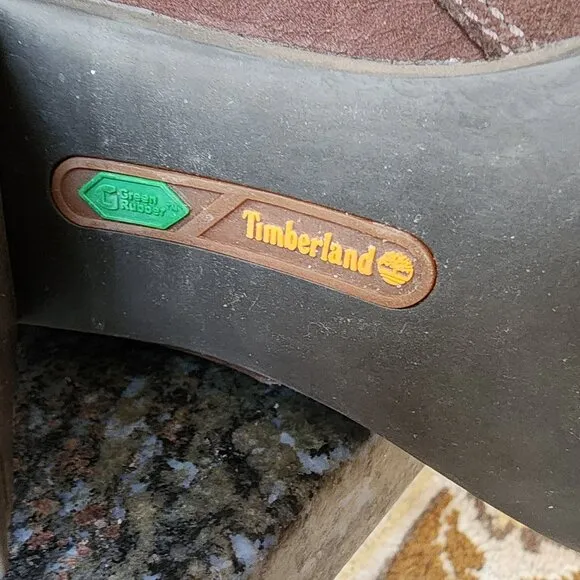 Timberland Brown Suede Waterproof Suede Tall Heeled Boots Size 9