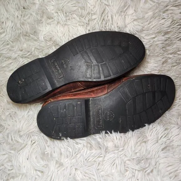 Timberland Classic Leather 3 Eye Lug Boat Shoes
