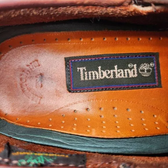 Timberland Classic Leather 3 Eye Lug Boat Shoes