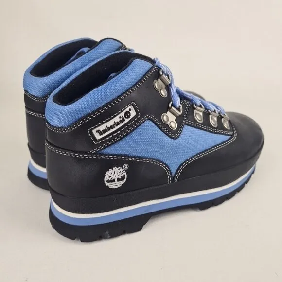 TIMBERLAND Euro Hiker 96740 Waterproof Kid's Unisex Boots Black Sz 2.5 Youth
