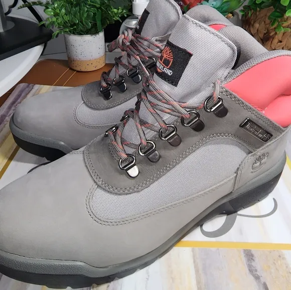 Timberland Field Waterproof Mid Boots (Men's Size 8.5) Grey Nubuck 0A2JF3