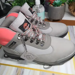 Timberland Field Waterproof Mid Boots (Men's Size 8.5) Grey Nubuck 0A2JF3