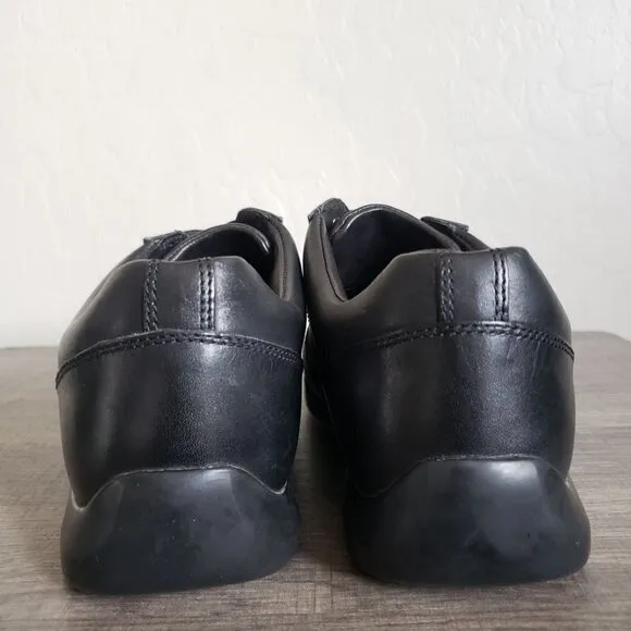 Timberland Genuine Leather Lace Up Oxford Dress Shoes Solid Black Size Men's 10
