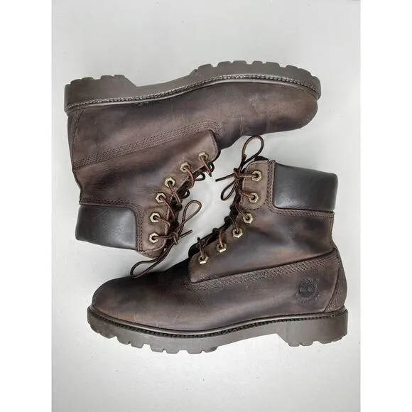 Timberland Heritage Classic Leather Boots Shoes Women’s Size 8.5