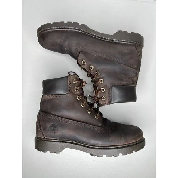 Timberland Heritage Classic Leather Boots Shoes Women’s Size 8.5