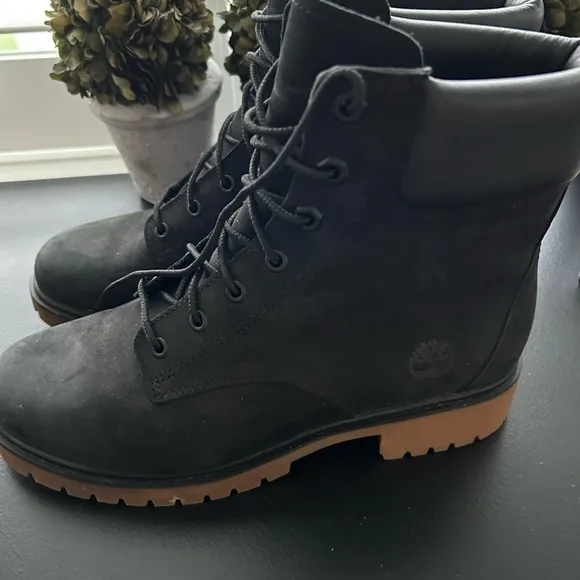 Timberland Jayne 6-Inch Waterproof Women's Boot Black Nubuck