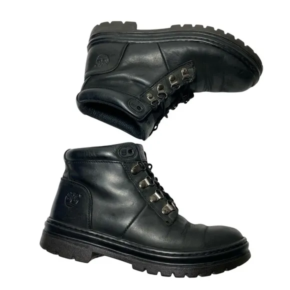 Timberland Men's Black Leather Boots
