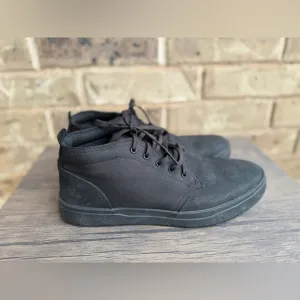 Timberland Men's Davis Square Mid Top Chukka Sneaker Black Casual Shoes Sz 9