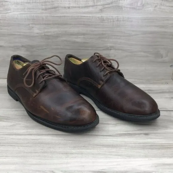 Timberland Oxfords Men's 11 Earth Keepers Brown Leather Derby Lace Up Shoes