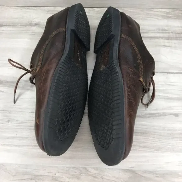 Timberland Oxfords Men's 11 Earth Keepers Brown Leather Derby Lace Up Shoes