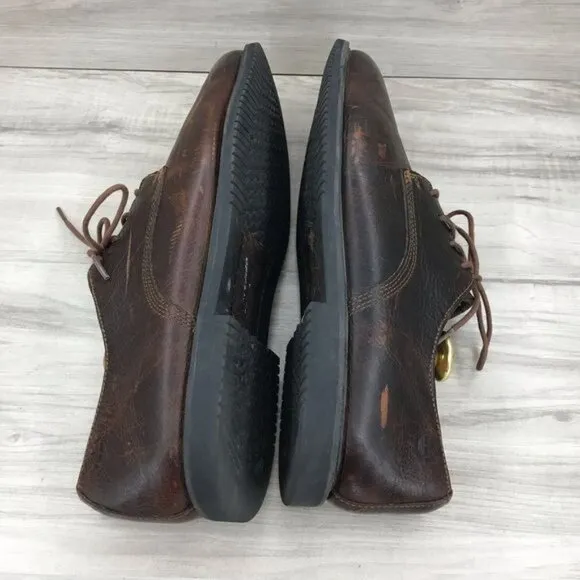 Timberland Oxfords Men's 11 Earth Keepers Brown Leather Derby Lace Up Shoes